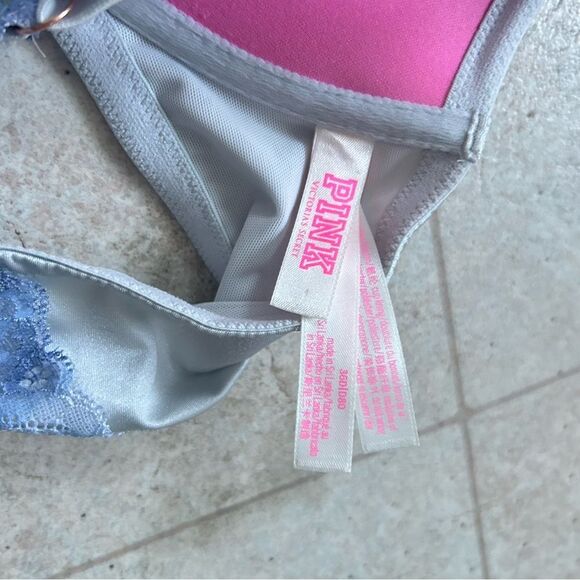 Lace detail VS pink sexy push up bra - Picture 3 of 3